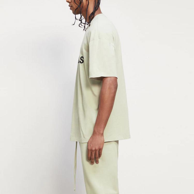 Fear of God Essentials Fall/Winter 2020 Short Sleeve T-Shirt Men Tops Sage-Green FOG-FW20-301