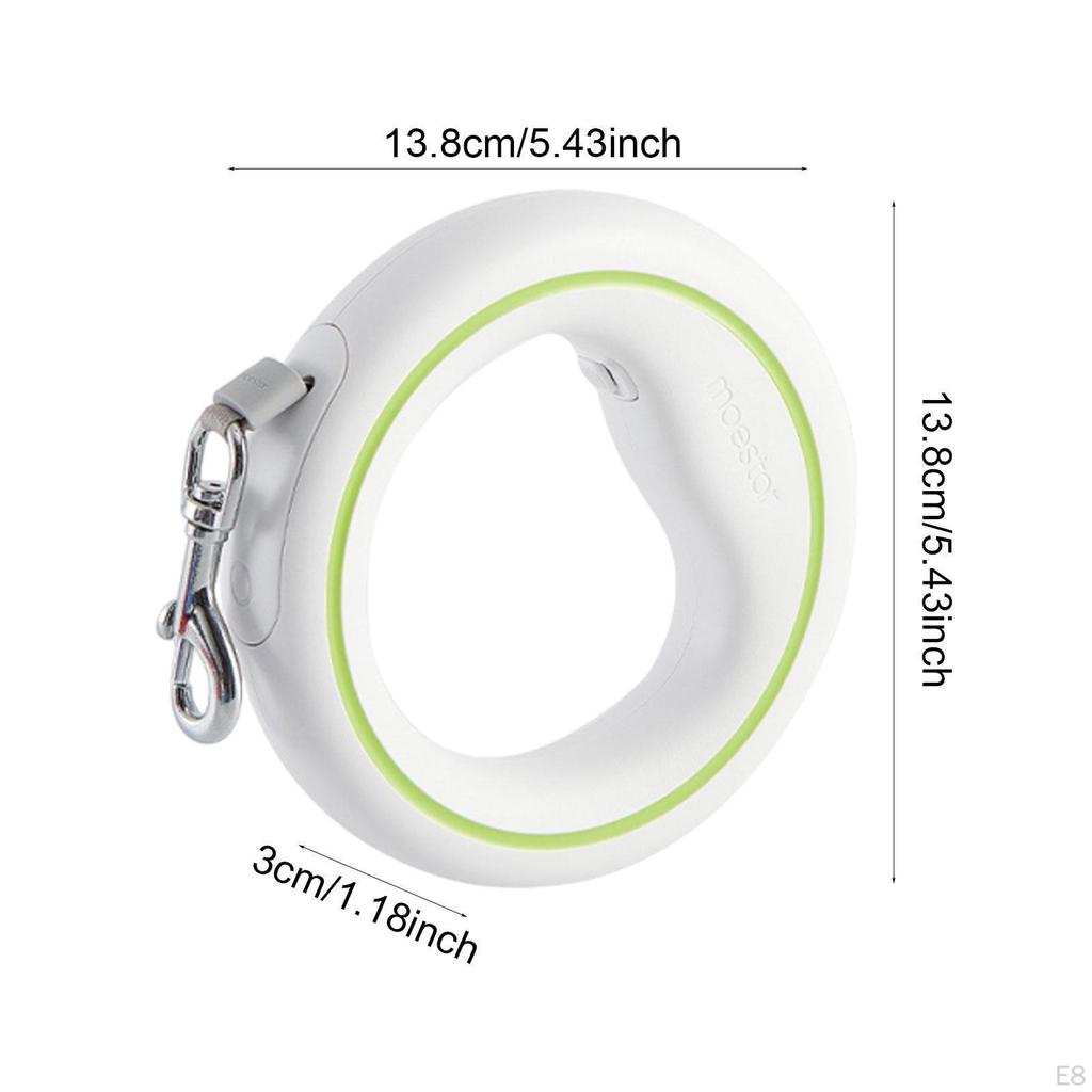 Practical Retractable Dog Leash, Wearable Traction Rope, Ergonomic 360° for Medium Small Dogs