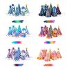 3/7pcs Set 3D Printed Spiral Pyramid Set Rotating Cube Toys Kids Gift Pyramid Fidget Toy Students Gift Teaching Model