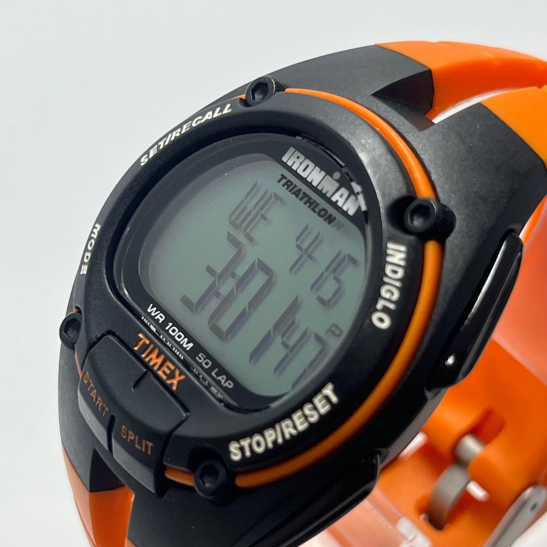 Timex Ironman 50 lap T5K156 Working item Orange x Black