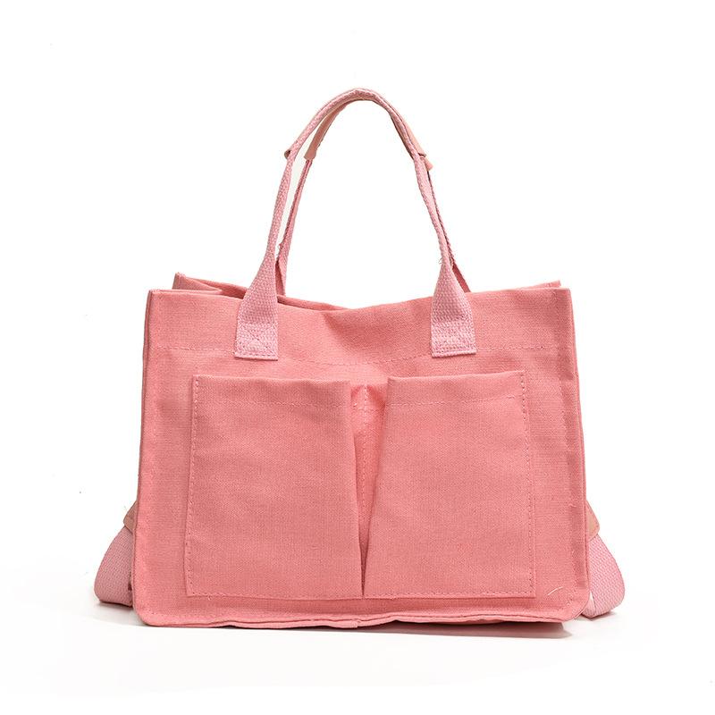 

Autumn messenger 2025 new casual foreign style bag women s tote bag large capacity shoulder handbag рожевий