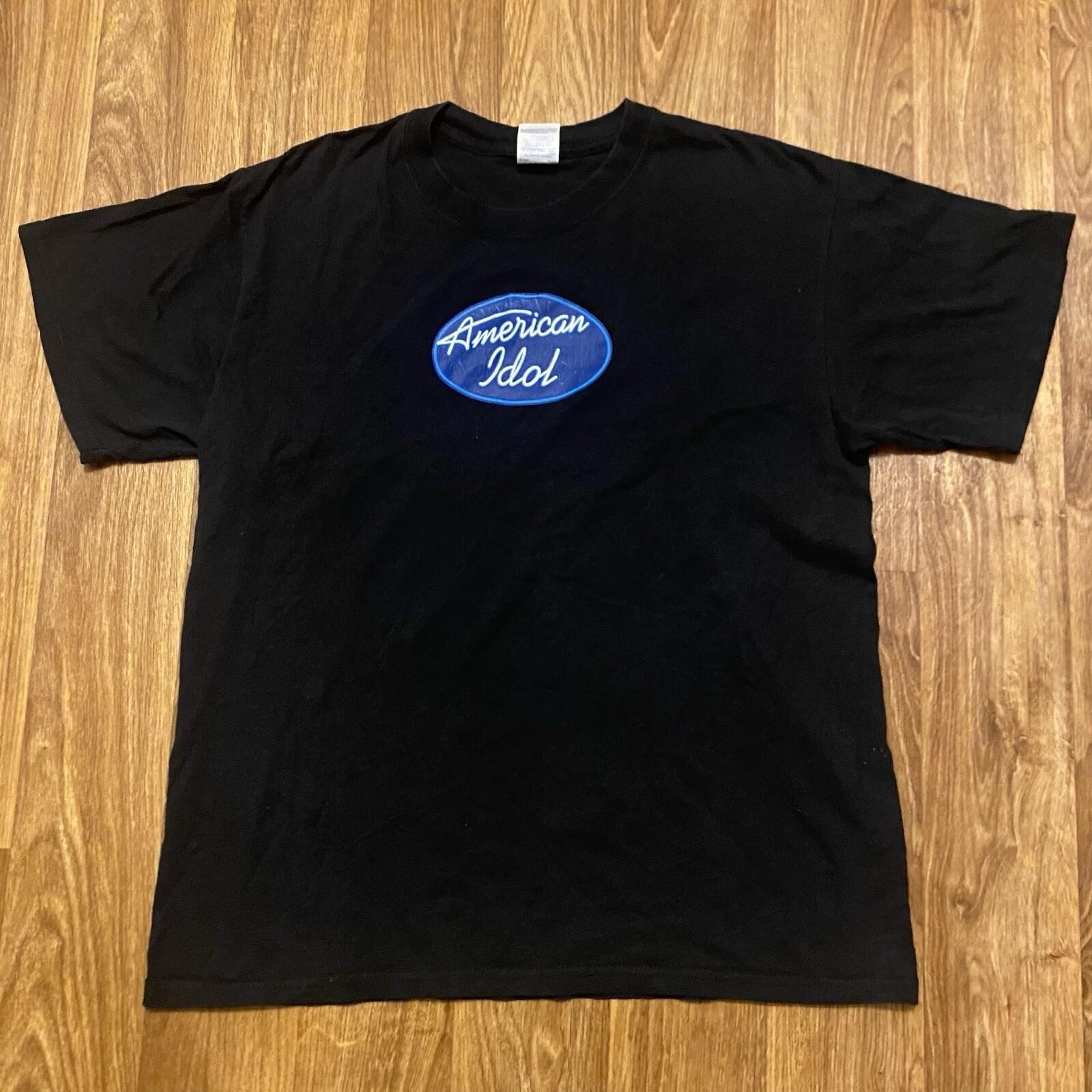 Vintage American Idol Pop Tarts Shirt Adult Large Black Gildan Tag S