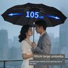 Easy-Fold 12-Rib Umbrella, Large Automatic Umbrella for Men, Dual-Use for Sun and Rain, Sunshade Umbrella, Windproof Folding Umbrella