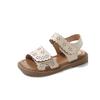 Summer new style girls' sandals, Korean-style hollow-out sandals for little girls, soft sole princess shoes for babies, beach shoes