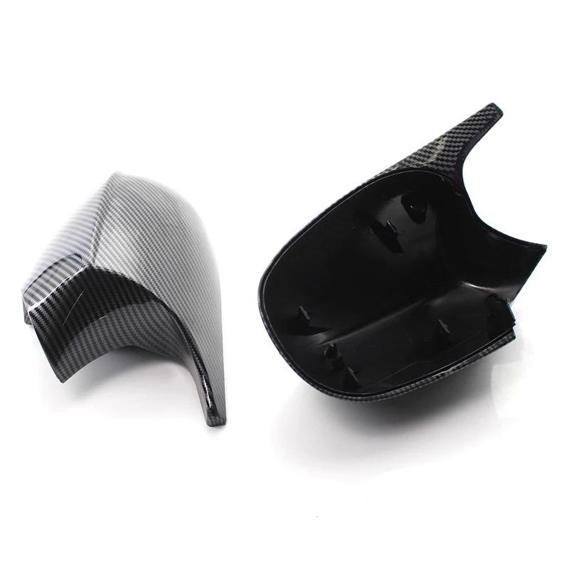 Coperture Cappucci Specchietti Retrovisori Laterali Sostitutivi Per BMW E90 E91 E92 E93 E81 E87 E82 E88 Serie 3 1 Accessori M Fibra di Carbonio Lucido