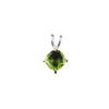 Peridot Gemstone 925 Sterling Silver Jewelry Handmade Women Gift Pendant 0.93'' PP-62-10