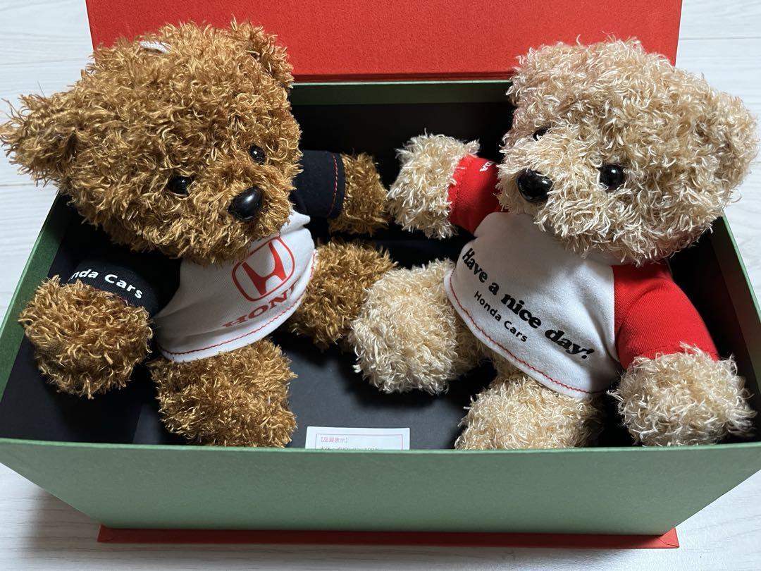 

[USED] Honda Cars Pair of Teddy Bears (Boxed, Not for Sale)