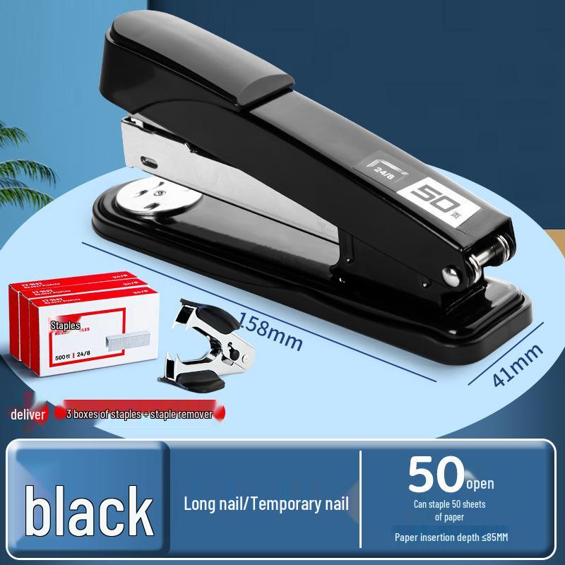 Universal Heavy-Duty Stapler - Labor-Saving, Thickened Design for All Sizes (Large, Medium, Small)