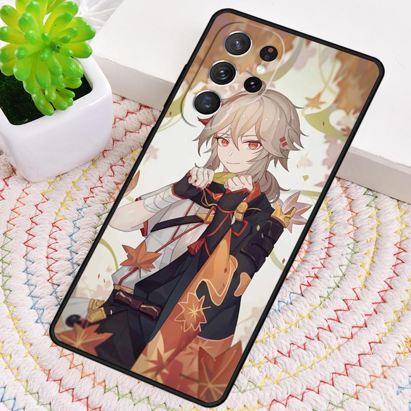 Kaedehara Kazuha Genshin Impact Silicone Phone Case For Samsung Galaxy note 10 pro S26 S25 S24 S23 S22 S21 Plus S25Ultra Cover