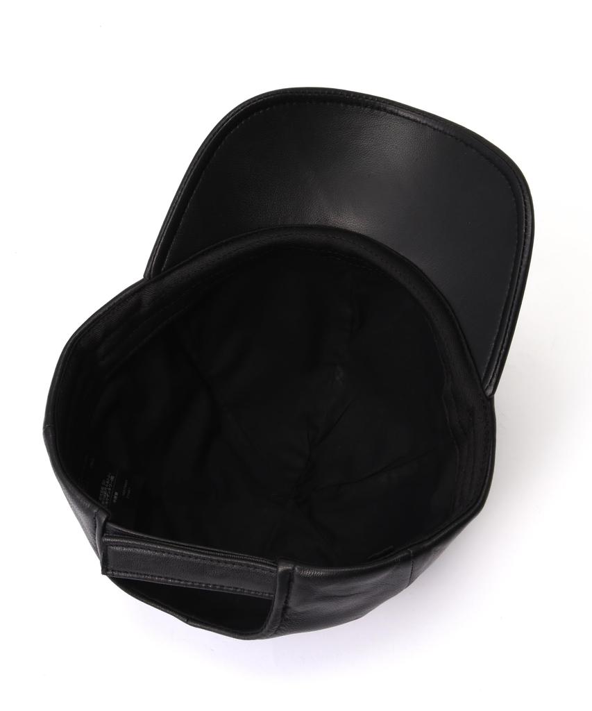 LEATHER CAP F 010 Black [Schott] B.B Men's 782-5974008