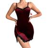 Schickes Damen-Spitzen-Camisole-Nachthemd - Sexy und Stilvolles Kurzes Rockkleid