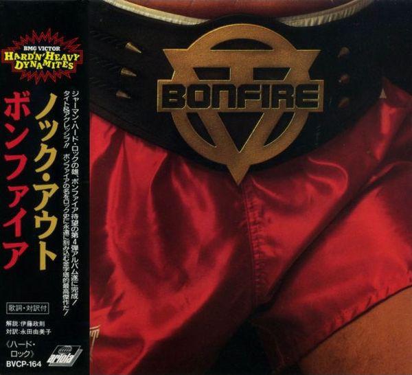 

CD BONFIRE - Knock Out BVCP164 ARIOLA 1991 Японія Рок Вживаний