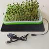 Plant Heating Pad Seedling Heat Mat 3 Gear Temperature Adjustment PU Leather Hydroponic Plant Heating Pad for Indoor Gardening