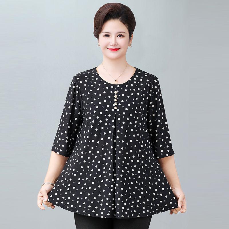 

Летняя женская блузка с принтом, свободная футболка с коротким рукавом, круглый вырез, большой размер 7XL