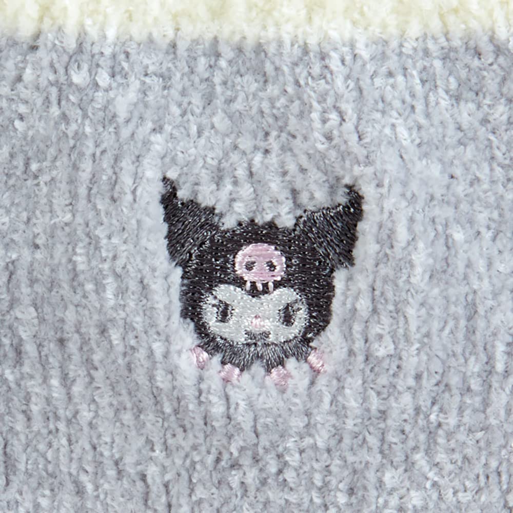 Mall Socks Kuromi Kuromi Size Character 353311 Cold Protection Cold Protection Cold Prevention [Sanrio] 23-25cm