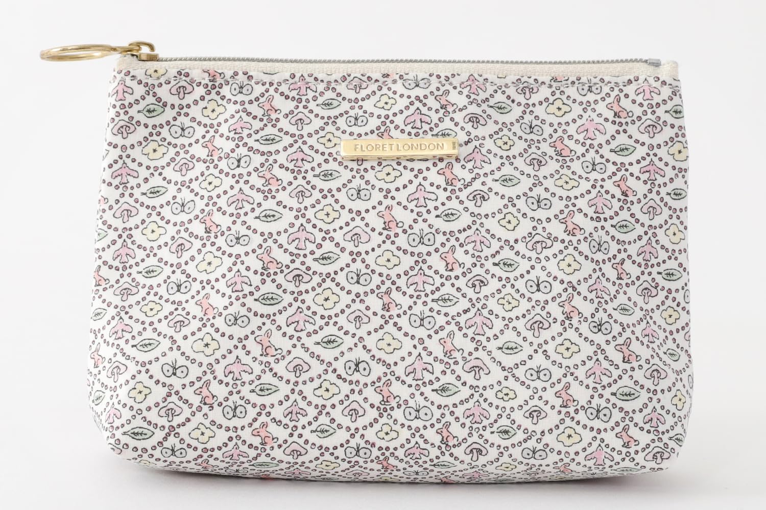 

DDintex FLORET LONDON BASIC Косметичка, Лесная Волна, Розовый, 15 x 10,5 x 4,5 см [Принт Liberty]