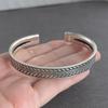 VENTFILLE 925 Sterling Silver Knot Bracelet For Women Double Layers Hyperbole Adjustable Fashion Trend Jewelry Gift Dropshipping