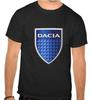 26 Dacia Car Logo Black T-Shirt -1090- Unisex T-Shirt