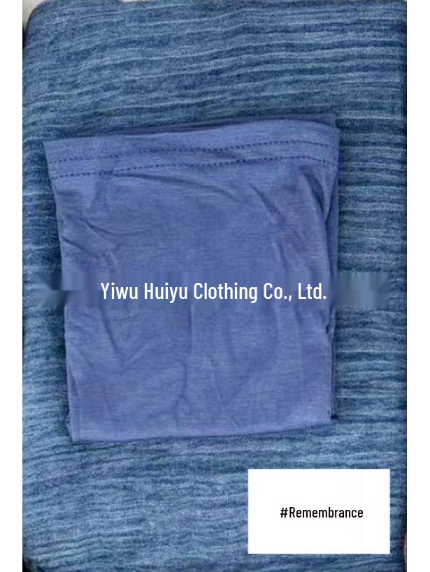 High-Texture Tie-Dye Rayon Headscarf Set: Soft, Wrinkled, Vintage-Style Muslim Shawl