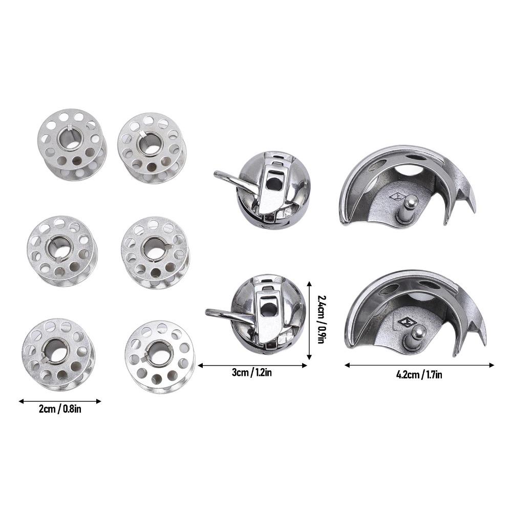 10pcs Hook Race Bobbin Case Iron Shuttle Hook Sewing Machine Bobbins  Household