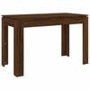 Dining Table Brown Oak Look 120 x 60 x 76 cm Engineered Wood