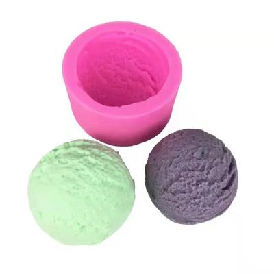 Silicone Molds for Baking, Aromatherapy Candle Mold, Simulation Ice Cream Modeling, Ice Cream Ball Silicone Mold