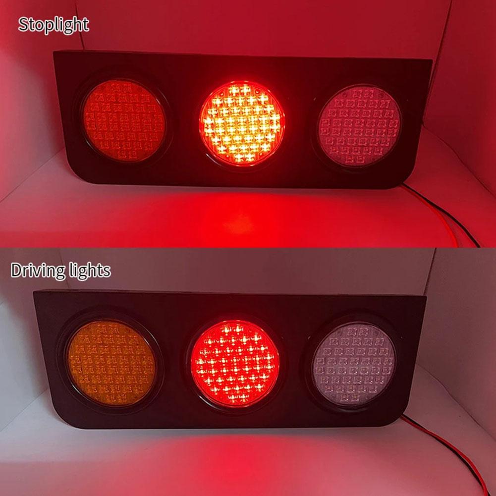 Abs Iron Taillight For Truck Cargo Trailer Light Taillight Assembly ABS And Iron Construction Easy Installation
