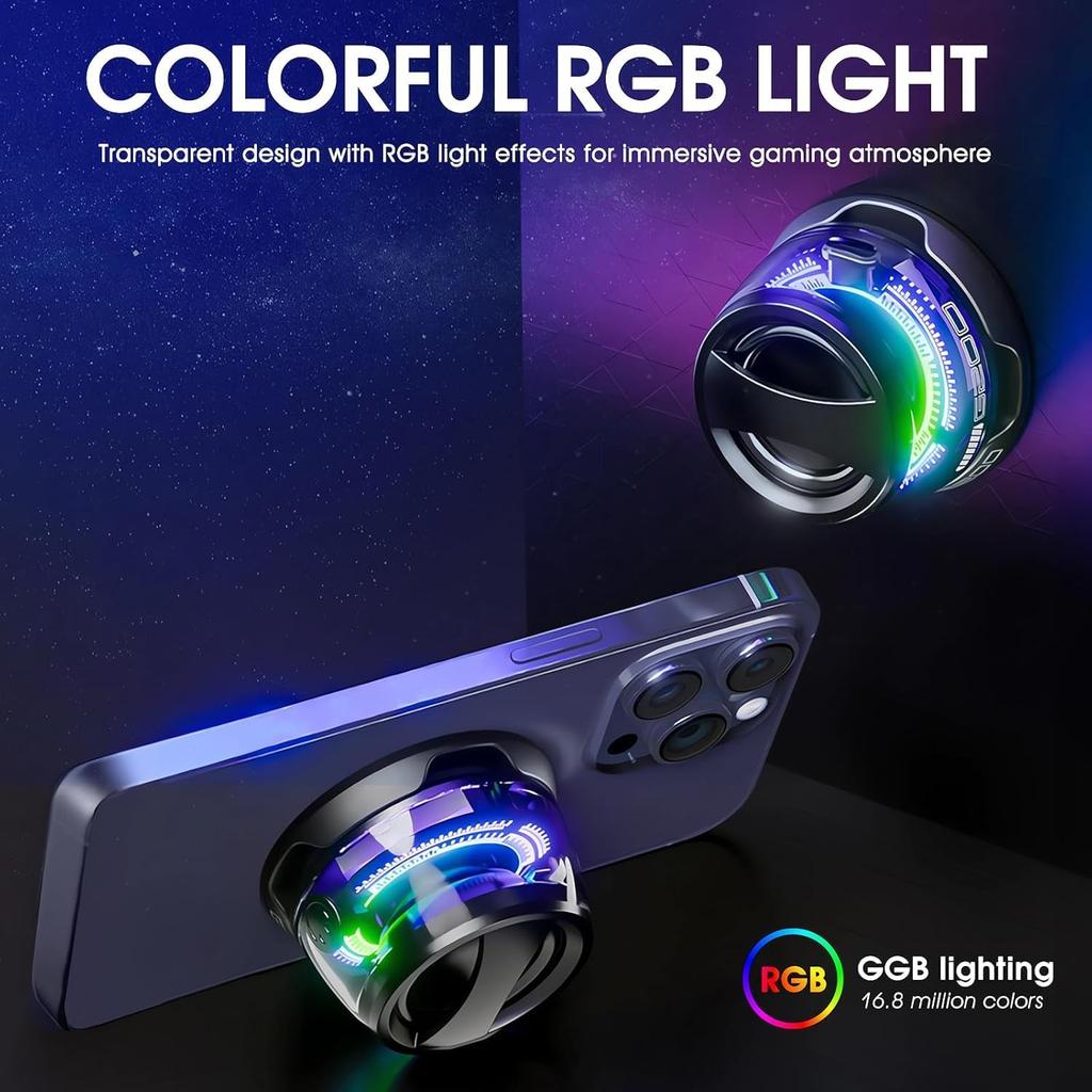 P37 G200 Portable Bluetooth Speaker with RGB Lights, Magnetic Base, Speaker for iPhones Galaxy Android, Ultra Compact Design, Magnetic Bike Speaker