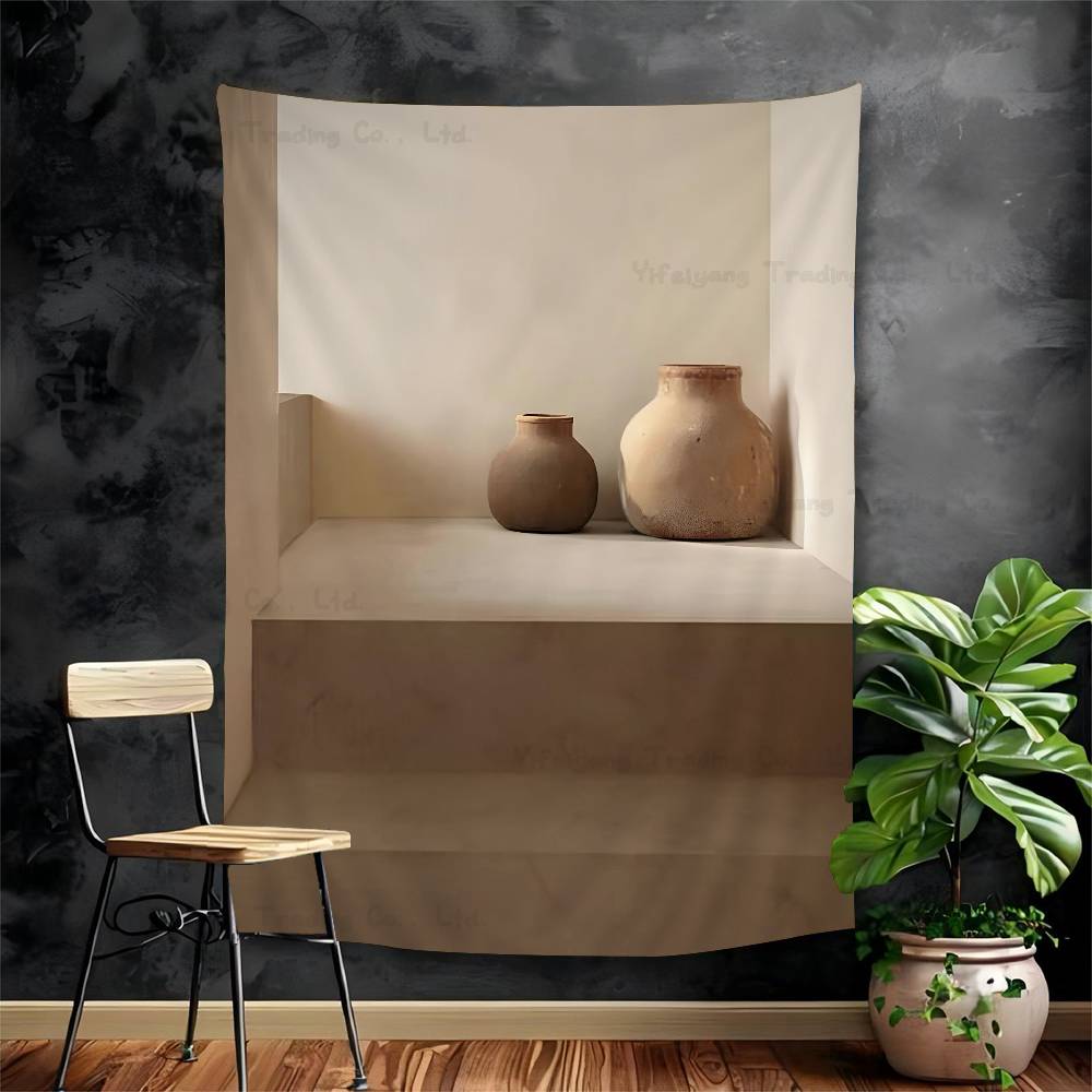 

Hot Modern Bohemian Classic Vase Still Life Wall Art Cartoon Tapestry Wall Hanging Decoration Household Home Decor 74x94cm(29x37in)