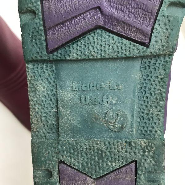 USED/L.L.Bean Insulated Rubber Snow Rain Boots Pink Size 23.024.0cm