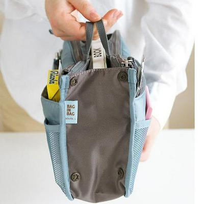 2024 Borsa da Viaggio Impermeabile di Grande Capacità con Doppia Cerniera - Borsa Portatile per Trucco da Donna