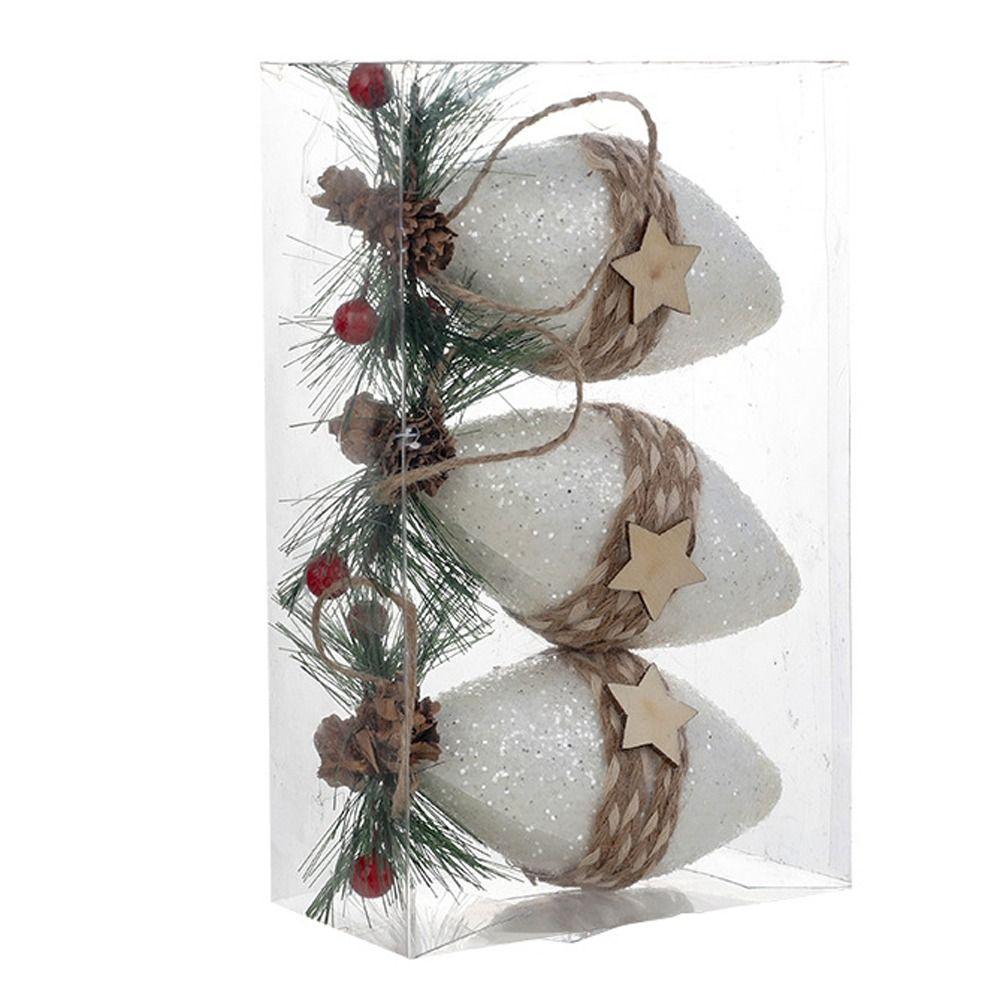 with Berry Leaves Christmas Tree Ball Red Green Plaid Cloth Christmas Tree Ornament  Xmas Decor