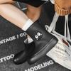Women's Rain Boots Cartoon Women Rain Shoes Non-slip Wear-resistant Waterproof Rainy Season Water Shoes New Warm Snow Boots