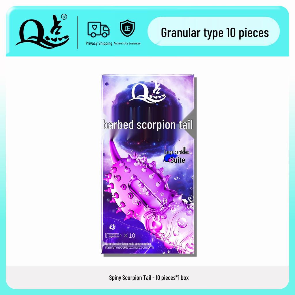 Q Point Ultra-Thin Lubricated Condoms - 10 Count Moisturizing & Safe for Adult Family Planning