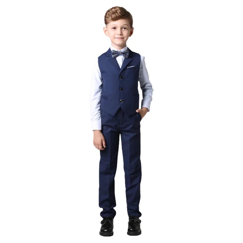 Romon Jungen Formeller Weste Anzug Set