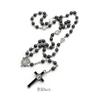 Fashion Handmade Round Glass Bead Catholic Rosary Quality Bead for Cross Necklace Beads for Cross Religious Pendants Nec