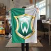Coperta in Flanella Werder Bremen, Alta qualità, Confortevole per Tutte le Stagioni, Decorazione per la Casa, Calore e Comfort