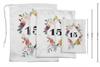 Darling Souvenir Purple Floral Quinceanera Party Supplies Drawstring Pouches Favor Bags 15