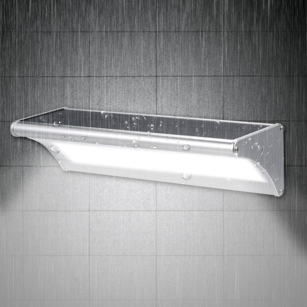 Neoglint Сонячний настінний світильник Радарний датчик руху Світильники зовнішні водонепроникні садові світильники з алюмінієвого сплаву