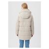 Hooded Beige Puffer Jacket 1110150-70144