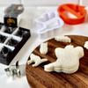Halloween Cookie Cutters (Plastic, Suitable for Kids) - Set of 4 - Ghost, Cat, Moon, and Pumpkin Designs