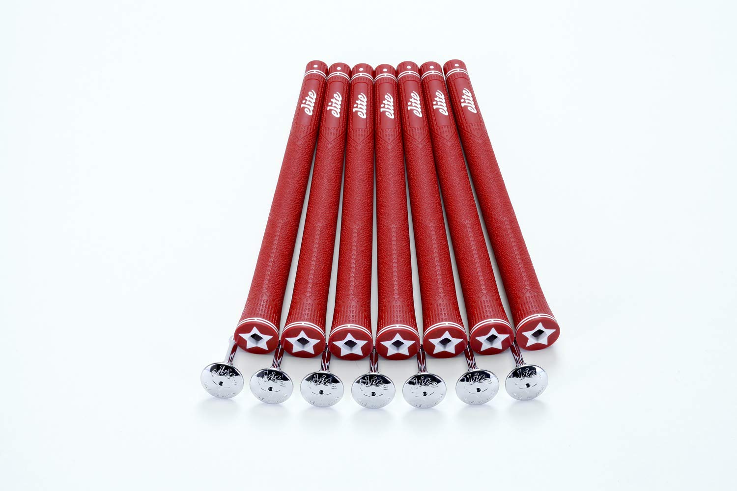 

elitegrips Гольф Грипсы C48 набор Классический Красный Без задней линии 7 штук