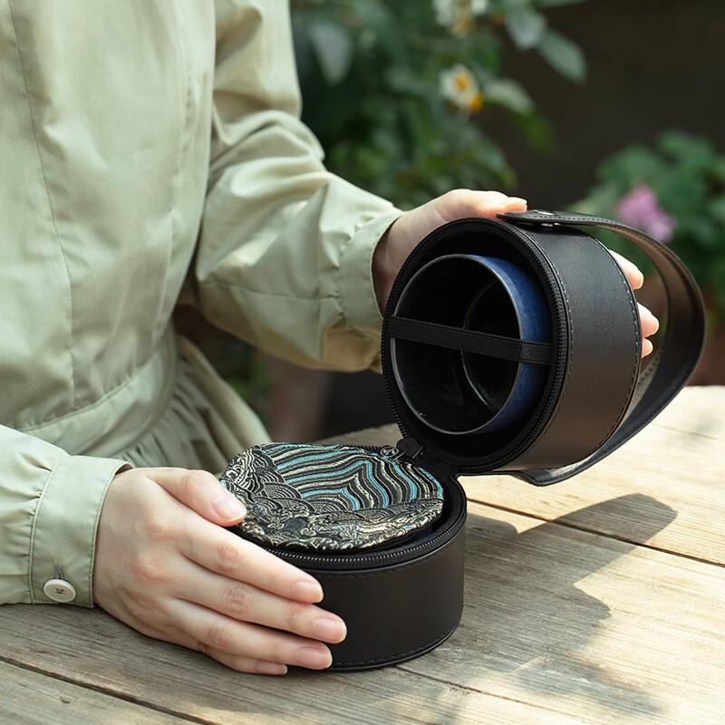 Wan Qiantang Qing Lu Series Tian Shi Di Li Easy-Brew Travel Tea Set