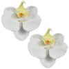 2pcs Korean Style Artificial Butterfly Orchid Decoration Flowers Orchids  Car Home Decoration