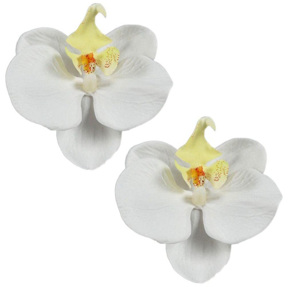 

2pcs Scrapbooking Artificial Butterfly Orchid Decoration Flowers Orchids Christmas Decorative Style A1