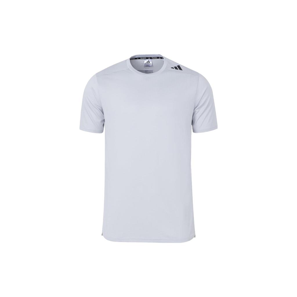 Adidas Designed 4 Heat.RDY HIIT Tee Solid Logo Fitness Short-Sleeve T-Shirt Men Tops Dot-Grey IB9092