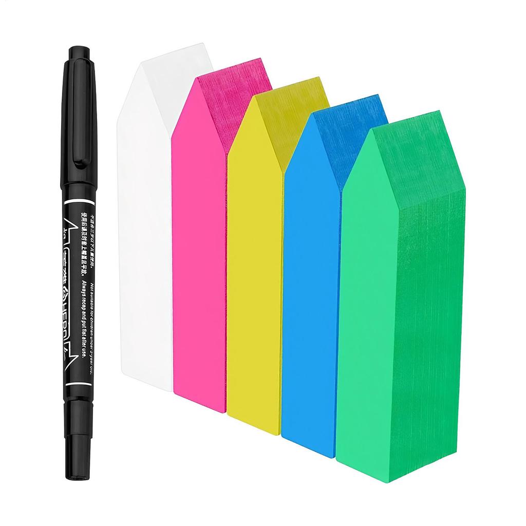 500 Pcs 4 Inches Plant Labels PVC Waterproof Plant Tags Nursery Garden Labels Pot Marker Garden Stake Tags For Seedlings