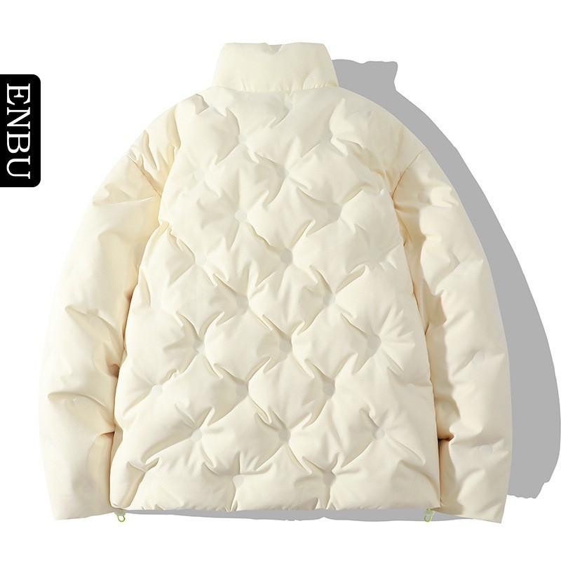 Mens Stand Collar Down Jacket 90% White Duck Warm Winter Coat Casual Loose Fit Youth