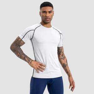 Men's T Shirts Quick Dry Breathable Stretchy Short Sleeve Polyester Business Military Shirt