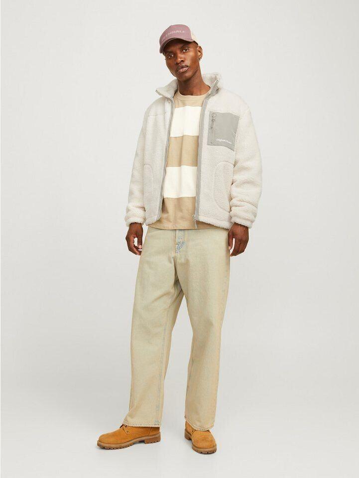 Demi-season Jacket Jack & Jones Jorvesterbro Teddy Jacket Aw24 Noos (12260450) Cloud Dancer